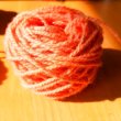画像2: キリム・絨毯用の横糸 / 20g  - オレンジ (2)